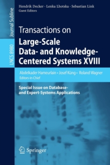 Image for Transactions on large-scale data- and knowledge-centered systems XVIII