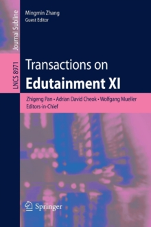 Image for Transactions on edutainment XI