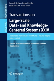 Image for Transactions on Large-Scale Data- and Knowledge-Centered Systems XXIV