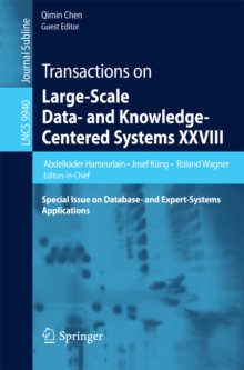 Image for Transactions on large-scale data- and knowledge-centered systems XXVIII: special issue on database- and expert-systems applications
