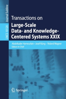 Image for Transactions on Large-Scale Data- and Knowledge-Centered Systems XXIX