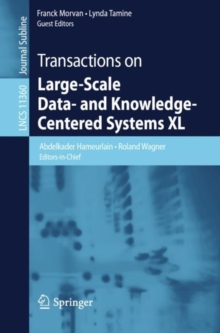 Image for Transactions on large-scale data- and knowledge-centered systems XL