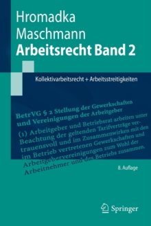 Image for Arbeitsrecht Band 2 : Kollektivarbeitsrecht + Arbeitsstreitigkeiten