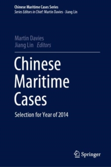 Image for Chinese Maritime Cases : Selection for Year of 2014