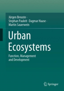 Image for Urban Ecosystems : Function, Management and Development