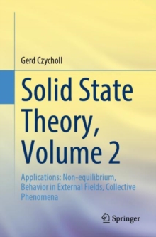 Image for Solid state theoryVolume 2,: Applications :