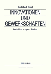 Image for Innovationen und Gewerkschaften: Deutschland - Japan - Finnland