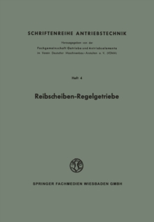 Image for Reibscheiben-Regelgetriebe