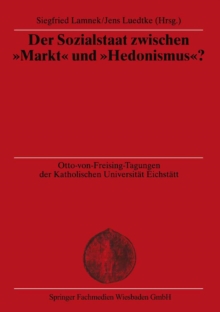 Image for Der Sozialstaat zwischen "Markt" und "Hedonismus"?