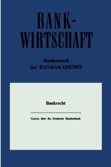 Image for Gesetz ?ber die Deutsche Bundesbank