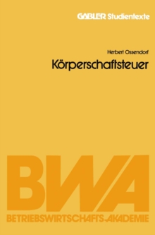 Image for Korperschaftsteuer