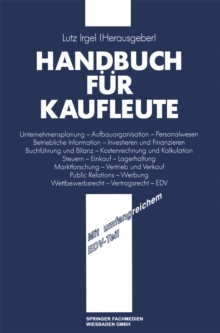 Image for Handbuch fur Kaufleute
