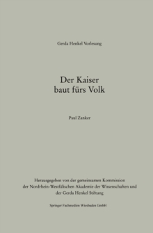 Image for Der Kaiser baut furs Volk