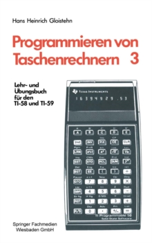 Image for Programmieren von Taschenrechnern: Lehr- und Ubungsbuch fur den TI-58 und TI-59