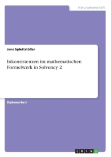 Image for Inkonsistenzen im mathematischen Formelwerk in Solvency 2
