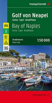 Bay of Naples – Ischia – Capri – Amalfitana Road Map 1:50 000