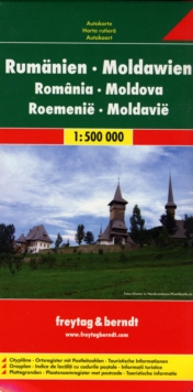 Romania – Moldova Road Map 1:500 000