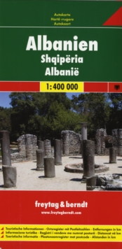 Albania Road Map 1:400 000