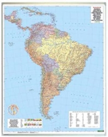 Image for Wall map marker board: South America political 1:8 mill.