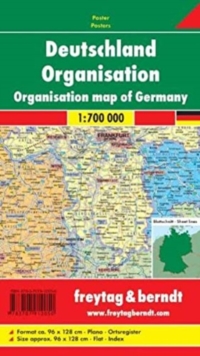 Image for Wall map magnetic marker board: Germany Organization 1:700,000