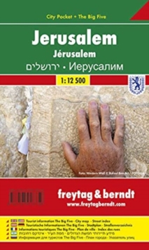 Jerusalem City Pocket + the Big Five Waterproof 1:12 500 – 1:9 000