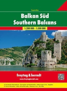 Image for Southern Balcans - Bosnia and Herzegovina, Serbia, Montenegro, Kosovo, Macedonia, Albania, Greece, Bulgaria, Romania, Moldova Road Atlas  1:200 000 - 1:500 000