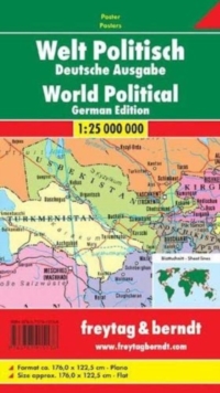 Image for World political (German edition), Large-format Map : Wall map marker board
