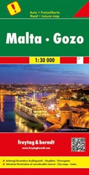 Malta – Gozo, Destination of Considerable Interest Road Map 1:30 000