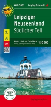 Leipziger Neuseenland – southern part, hiking, cycling and leisure map 1:50,000, freytag & berndt, WKD 5661