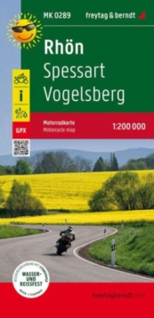 Rhoen – Spessart – Vogelsberg, motorcycle map 1:200,000, freytag & berndt