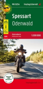 Spessart, motorcycle map 1:200,000, freytag & berndt