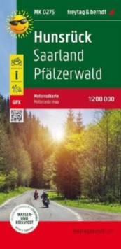 Hunsruck – Saarland – Pfalzerwald, MotorCycle map 1:200 000