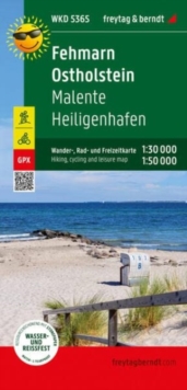 Fehmarn – Ostholstein, hiking, cycling and leisure map 1:30,000, freytag & berndt, WKD 5365