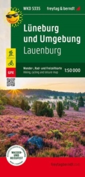 Image for Luneburg and surroundings, hiking, cycling and leisure map 1:50,000, freytag & berndt, WKD 5335