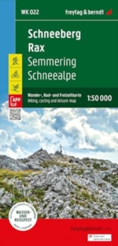 Schneeberg – Rax  Hiking, Cycling and Leisure Map: Semmering  Schneealpe