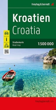 Croatia Road Map 1:500,000