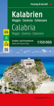 Calabria Road and Leisure Map: Reggio – Cosenza – Catanzaro