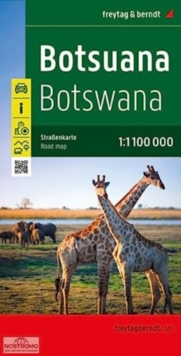 Botswana, road map 1:1,100,000