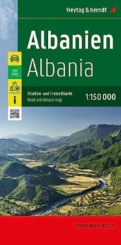 Albania: Road and Leisure map