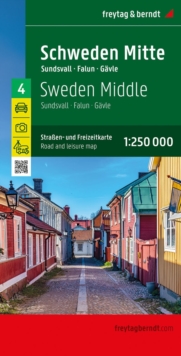 Image for Sweden Middle Road and Leisure Map