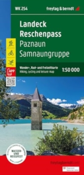 Landeck – Reschenpass Hiking, Cycling & Leisure Map