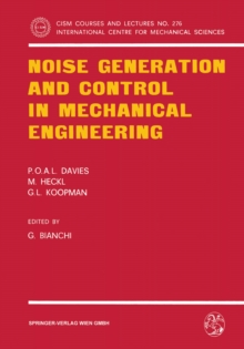 Image for Noise Generation and Control in Mechanical Engineering