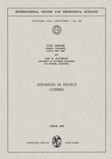 Image for Advances in Source Coding