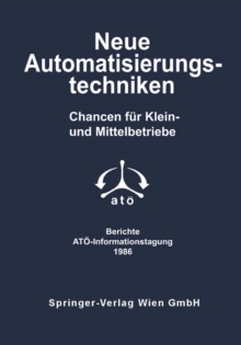 Image for Neue Automatisierungstechniken: Chancen fur Klein- und Mittelbetriebe