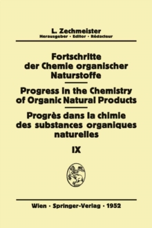 Image for Fortschritte der Chemie Organischer Naturstoffe/Progress in the Chemistry of Organic Natural Products/Progres Dans La Chimie Des Substances Organiques Naturelles.