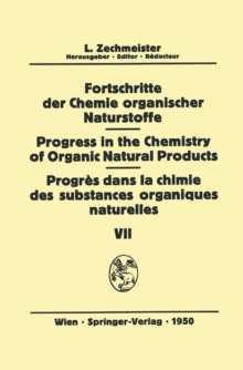Image for Fortschritte der Chemie organischer Naturstoffe/Progress in the Chemistry of Organic Natural Products/Progres dans la Chimie des Substances Organiques Naturelles.