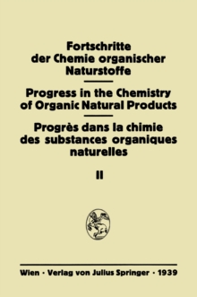 Image for Fortschritte der Chemie Organischer Naturstoffe: Eine Sammlung von Zusammenfassenden Berichten.