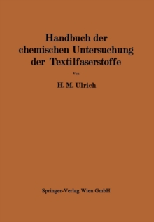 Image for Handbuch der chemischen Untersuchung der Textilfaserstoffe