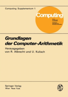 Image for Grundlagen der Computer-Arithmetik