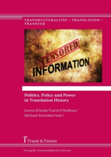Image for Politics, Policy and Power in Translation History